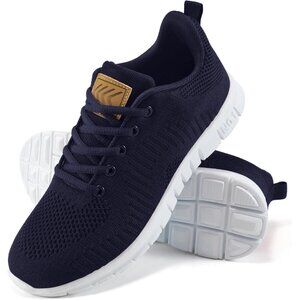 ⚡Women Dark Blue Mesh Upper Comfortable Lightweight Breathable Walking Sneaker